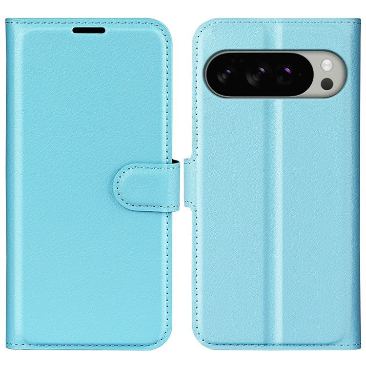 EIDERWOOD Google Pixel 10 Pro XL Faux Leather Flip Case with Cardholder & Stand Function - Blue