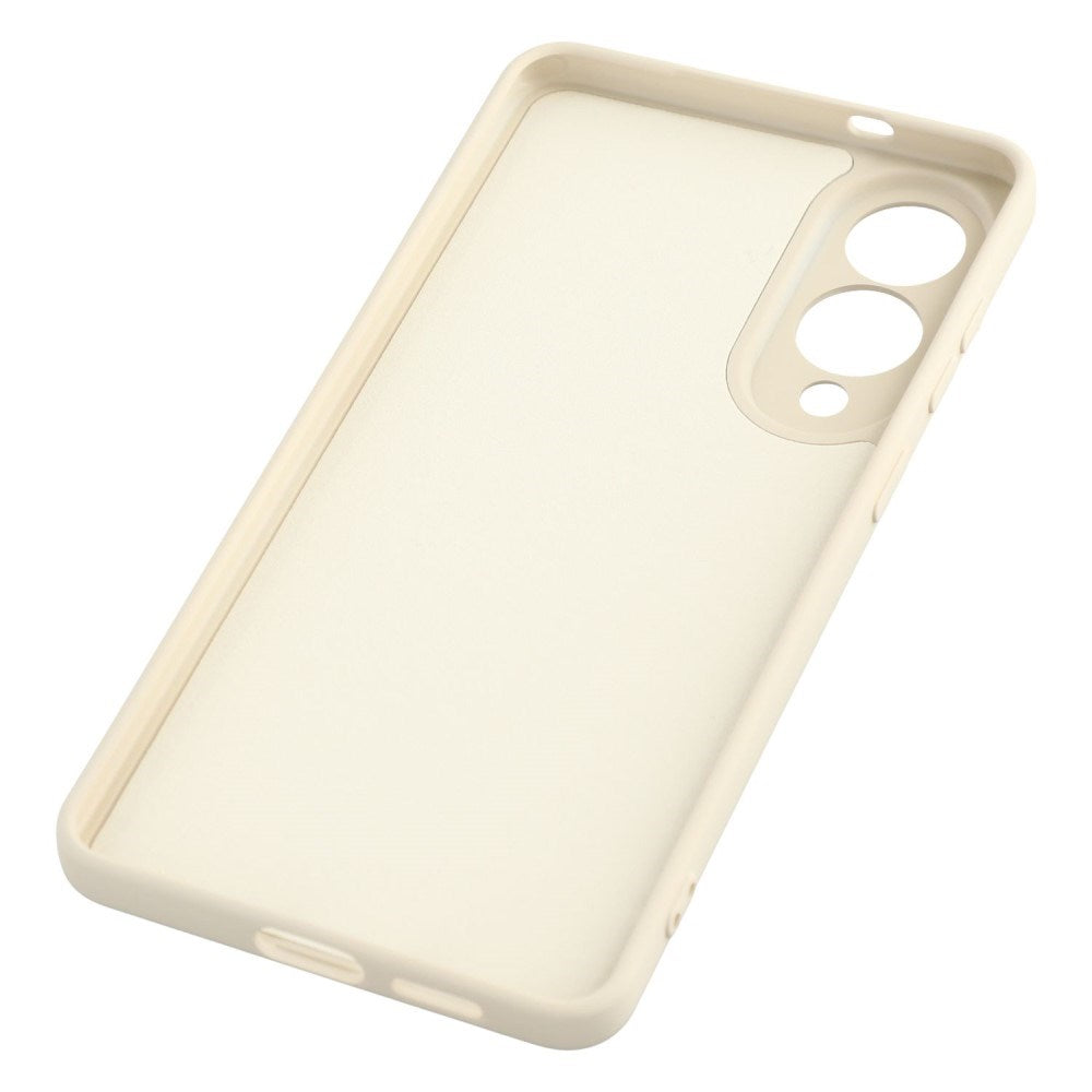 EIDERWOOD Samsung Galaxy S25 Edge Lined Flexible Plastic Case - Beige