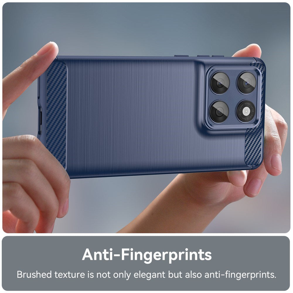 EIDERWOOD Motorola Edge 60 / Edge 60 Fusion Brushed Carbon Case - Blue