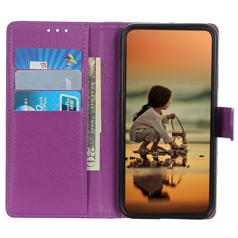 EIDERWOOD Sony Xperia 1 VII Faux Leather Flip Case with Cardholder & Stand Function - Purple