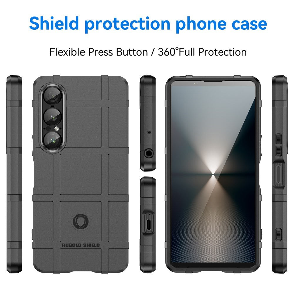 EIDERWOOD Sony Xperia 1 VII Rugged Shield Craftsman Case - Black