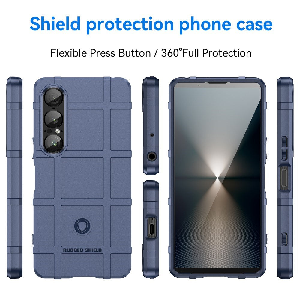 EIDERWOOD Sony Xperia 1 VII Rugged Shield Craftsman Case - Blue
