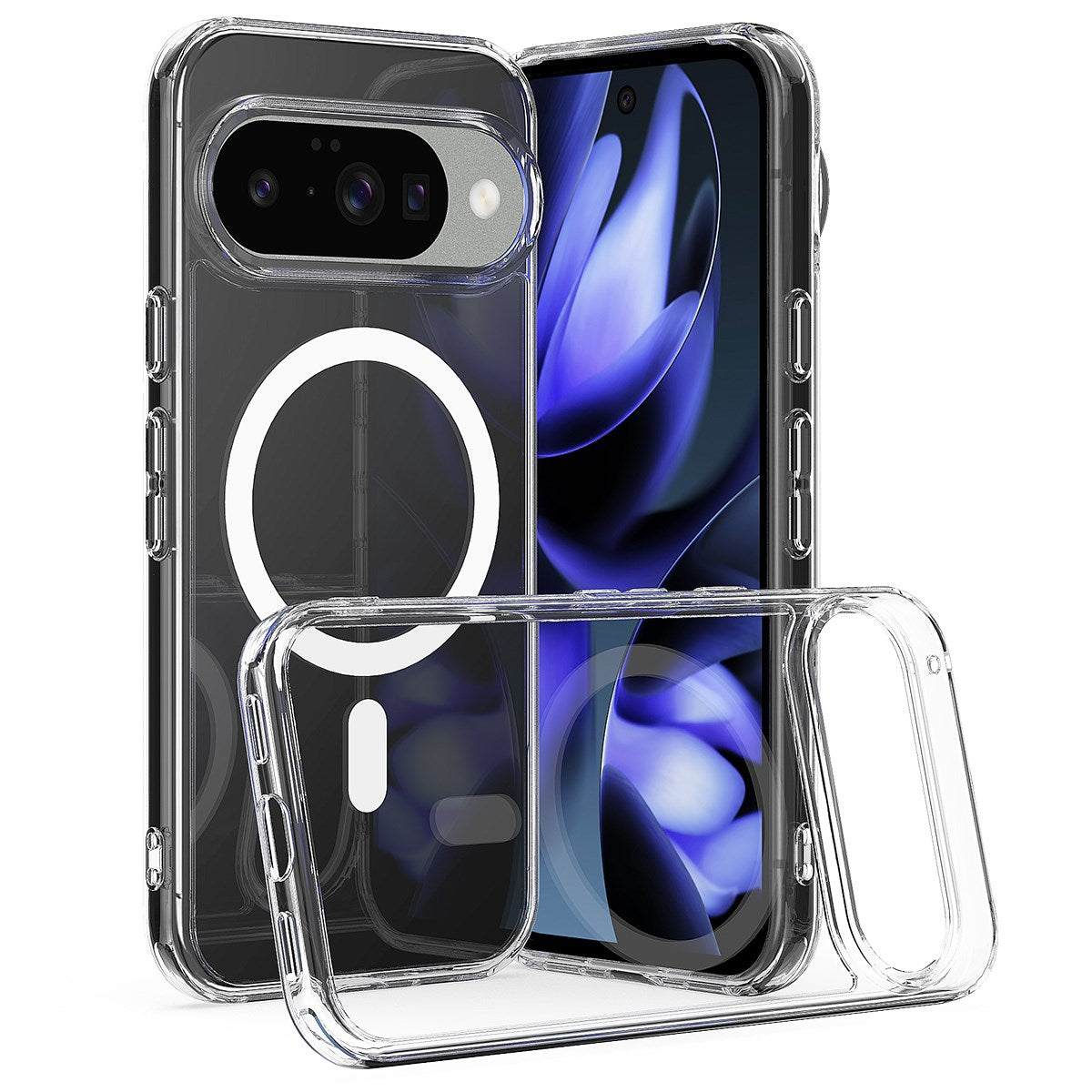 EIDERWOOD Google Pixel 10 Hybrid Plastic Case - MagSafe Compatible - Transparent