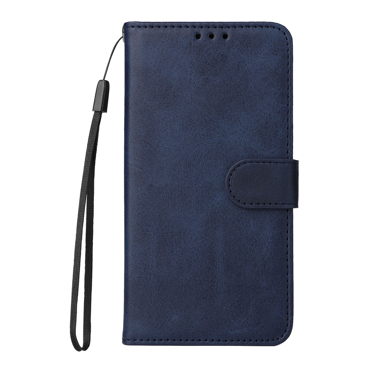 EIDERWOOD iPhone 17 Faux Leather Flip Case with Wallet & Strap - Blue