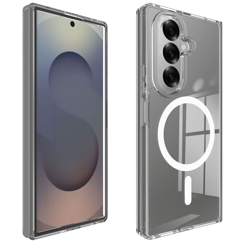 EIDERWOOD Samsung Galaxy Z Fold7 Hybrid Plastic Case - MagSafe Compatible - Transparent