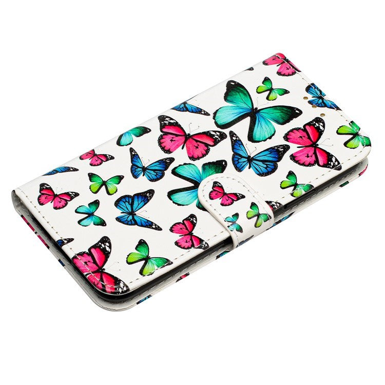 EIDERWOOD iPhone 17 Pro Max Faux Leather Case with Wallet & Strap - Butterflies