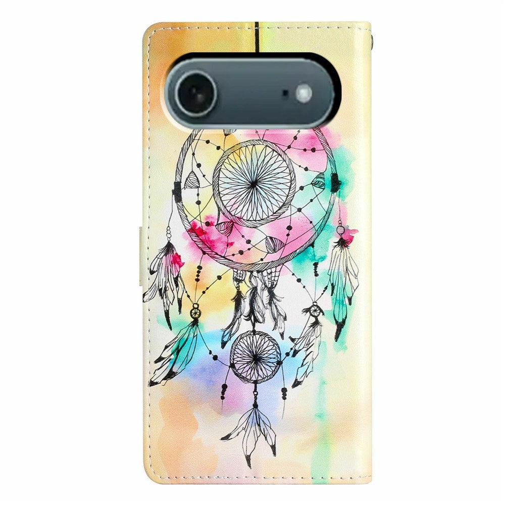 EIDERWOOD iPhone Air Faux Leather Case with Wallet & Strap - Dreamcatcher