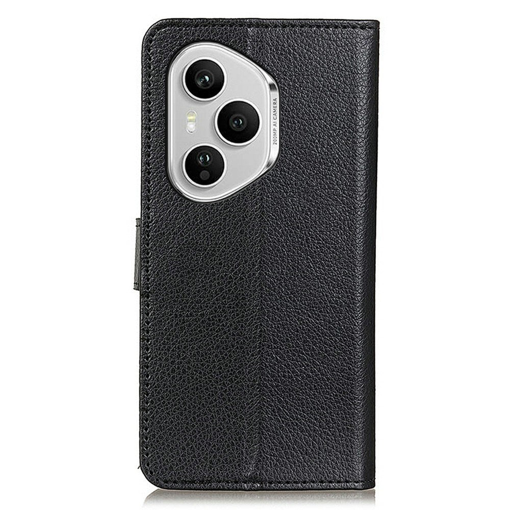 EIDERWOOD Honor 400 Pro Faux Leather Flip Case with Cardholder & Stand Function - Black