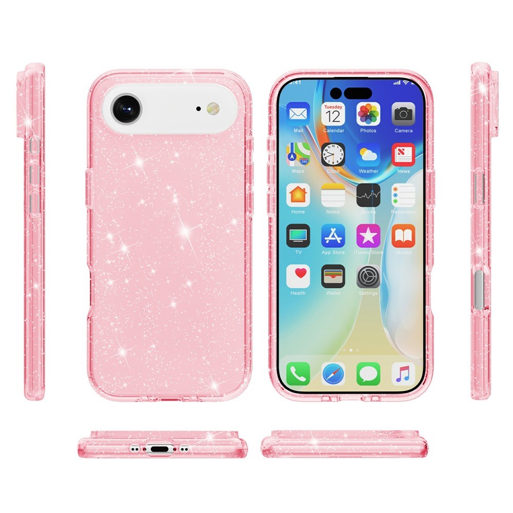 EIDERWOOD iPhone Air Hybrid Plastic Case - Pink Glitter