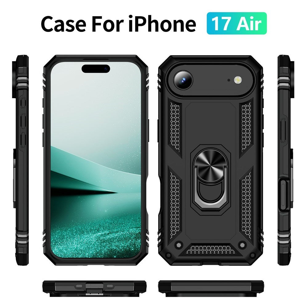 EIDERWOOD iPhone Air Hybrid Craftsman Case with Kickstand - Black