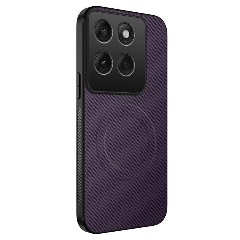 EIDERWOOD Motorola Edge 60 / Edge 60 Fusion Hybrid Case with Pattern - MagSafe Compatible - Purple