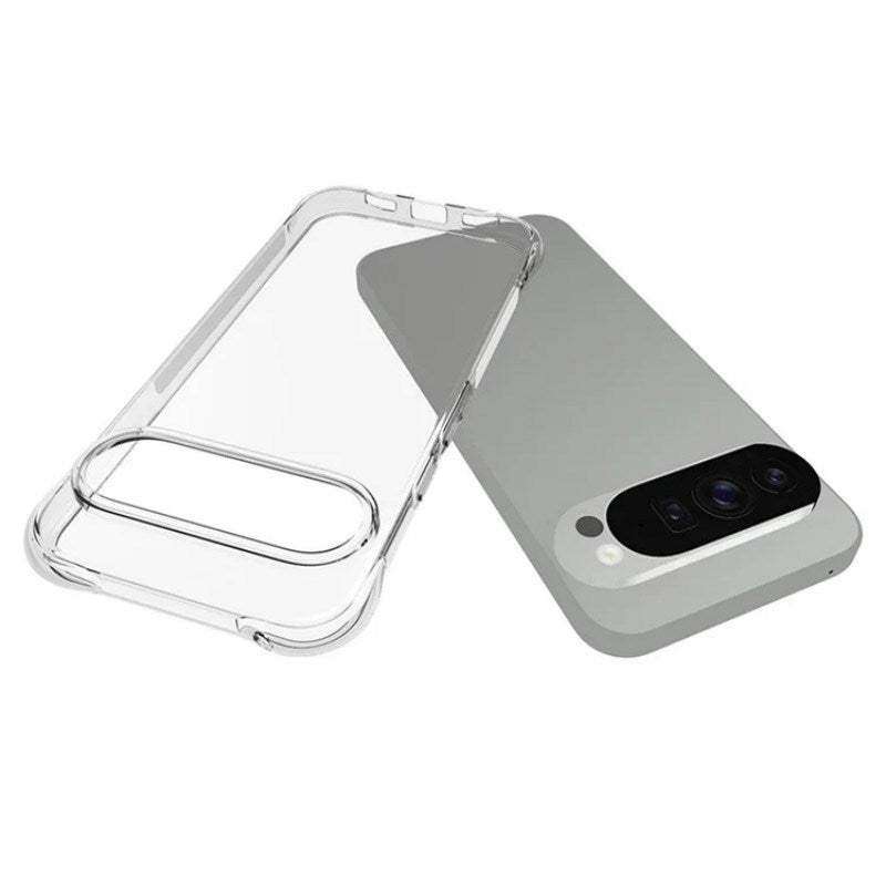 EIDERWOOD Google Pixel 10 Pro XL Plastic Case with Shock Absorbing Corners - Transparent