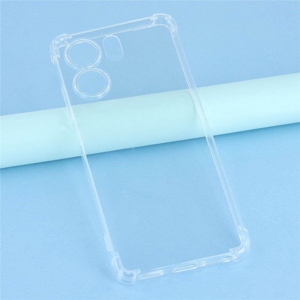 Oppo A5x (5G) / Oppo A5x (4G) EIDERWOOD Plastic Case with Shock Absorbing Corners - Transparent