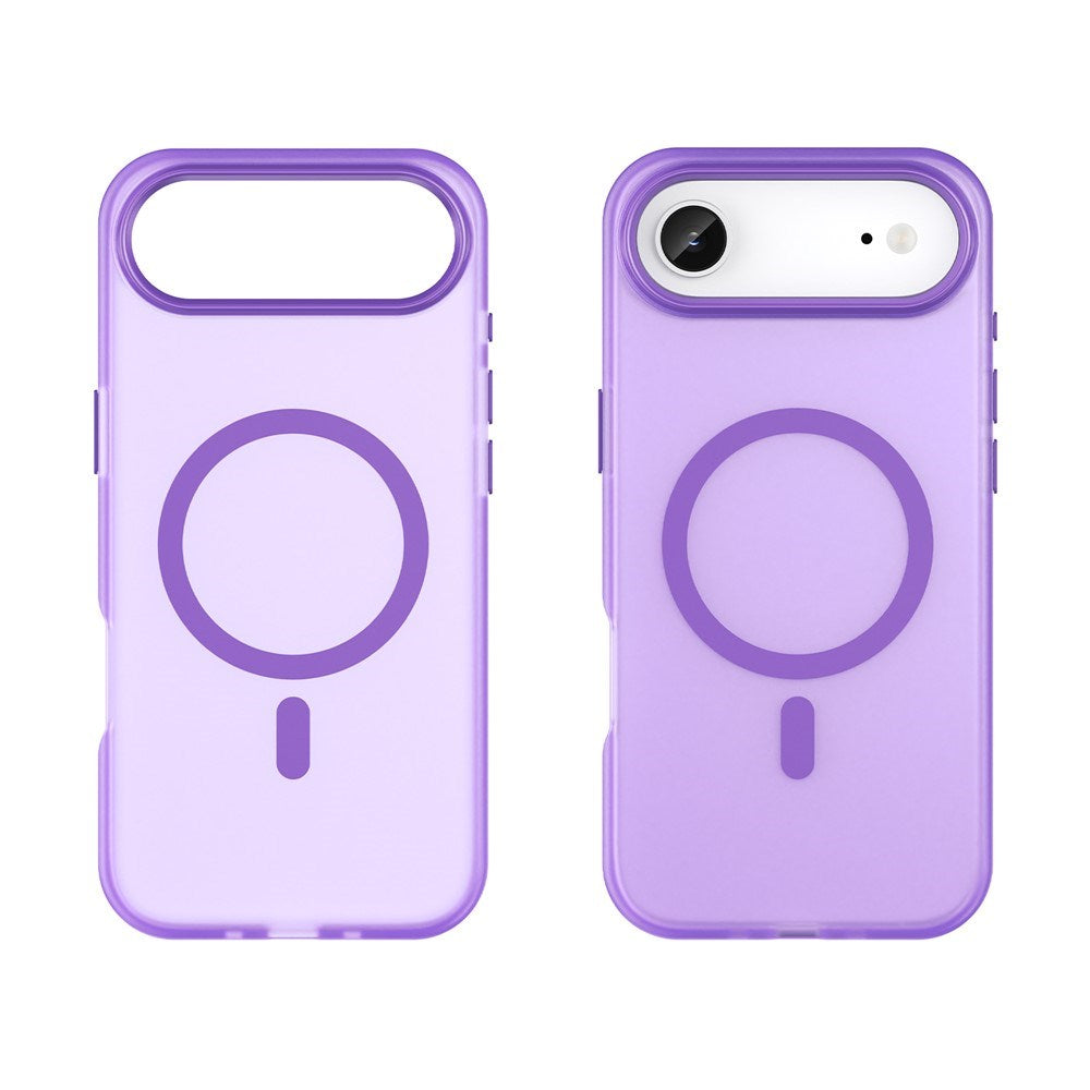 EIDERWOOD iPhone Air Hybrid Plastic Case - MagSafe Compatible - Matt Transparent / Purple