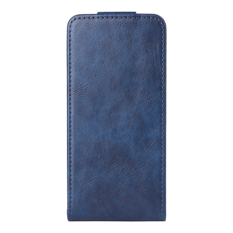 EIDERWOOD Motorola Moto G86 Power Vertical Faux Leather Flip Case with Card Holder & Stand Function - Blue