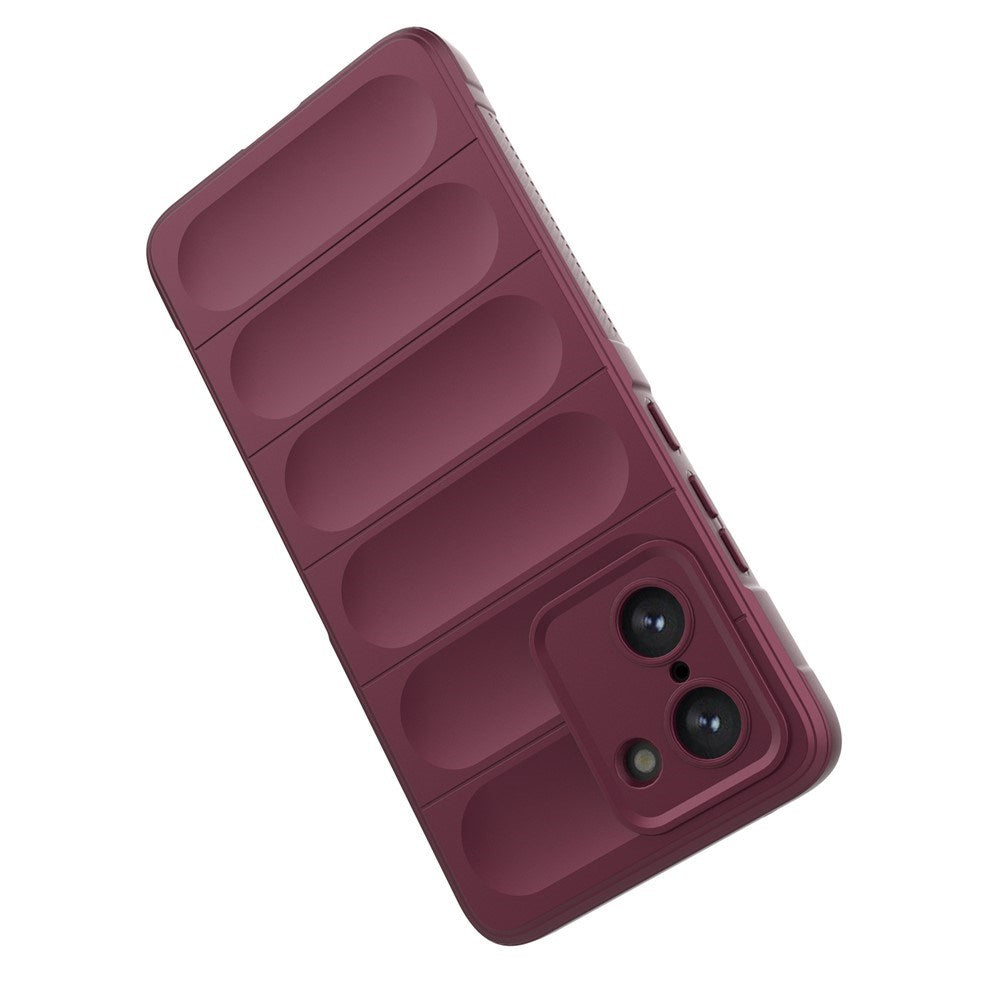 EIDERWOOD OnePlus Nord CE5 Flexible Plastic Case - Dark Red