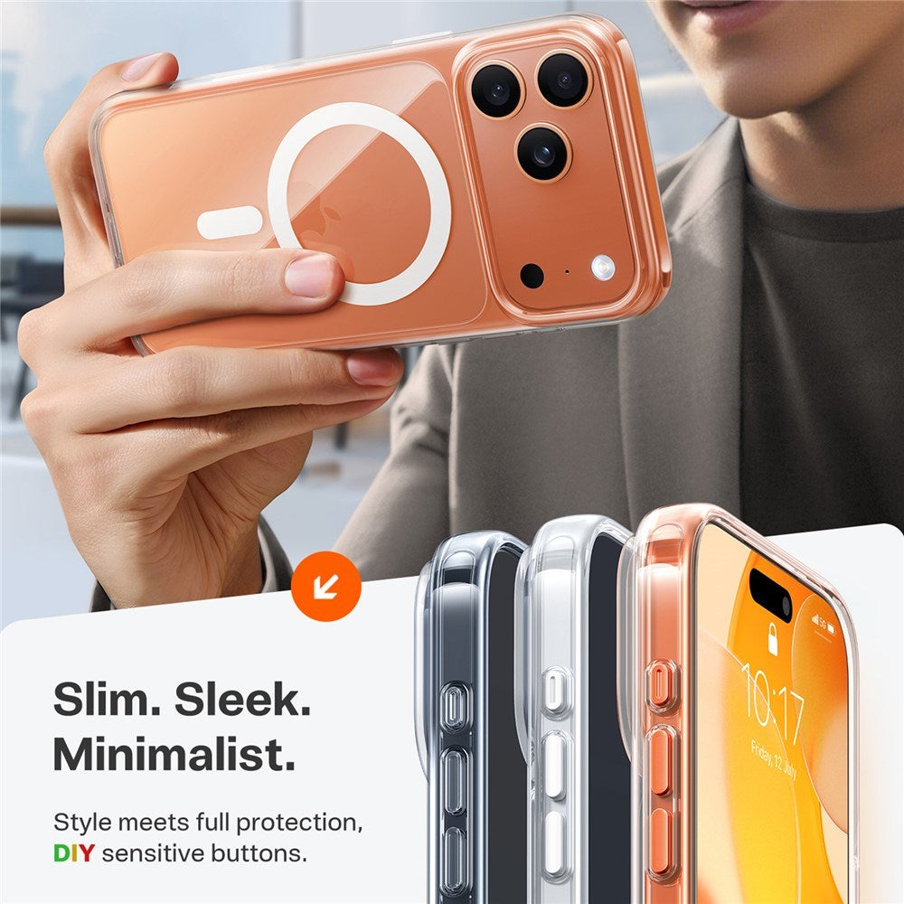 TORRAS iPhone 17 Pro Guardian Magnetic Hybrid Case - MagSafe Compatible - Black