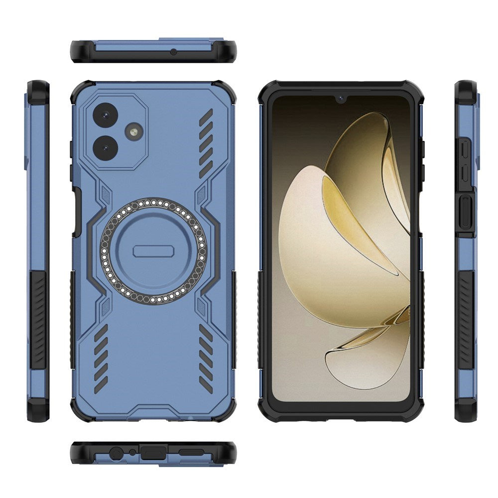 EIDERWOOD Samsung Galaxy A07 Craftsman Case with Heat Dissipation - MagSafe Compatible - Blue