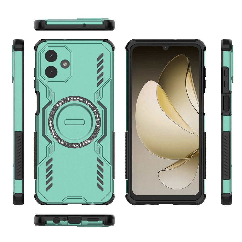 EIDERWOOD Samsung Galaxy A07 Craftsman Case with Heat Dissipation - MagSafe Compatible - Green