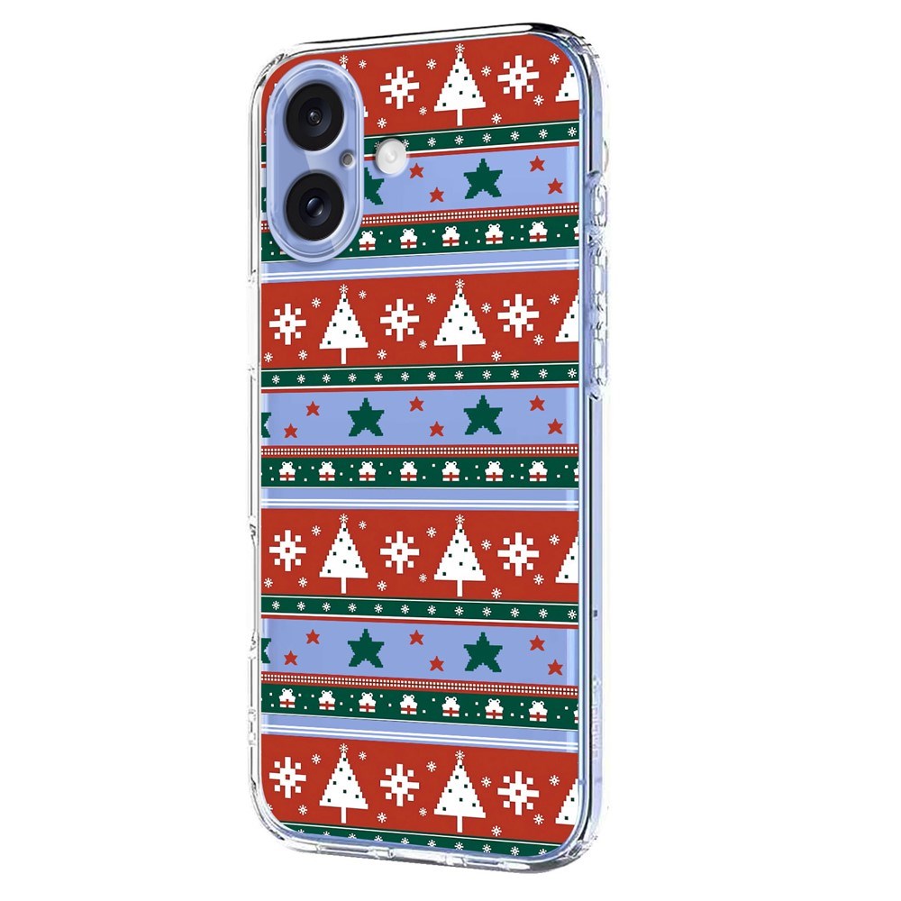 EIDERWOOD iPhone 17 Flexible Plastic Christmas Case with Motif - Transparent / Pattern