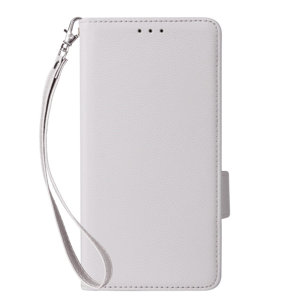Fairphone (Gen. 6+ / Gen. 6) EIDERWOOD Artificial Leather Flip Case with Strap - White