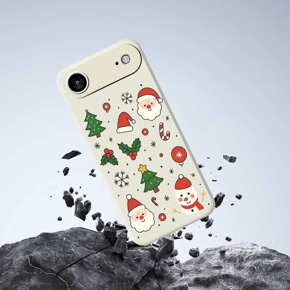 EIDERWOOD iPhone Air Christmas Case - Flexible Plastic - Christmas Motifs / Black
