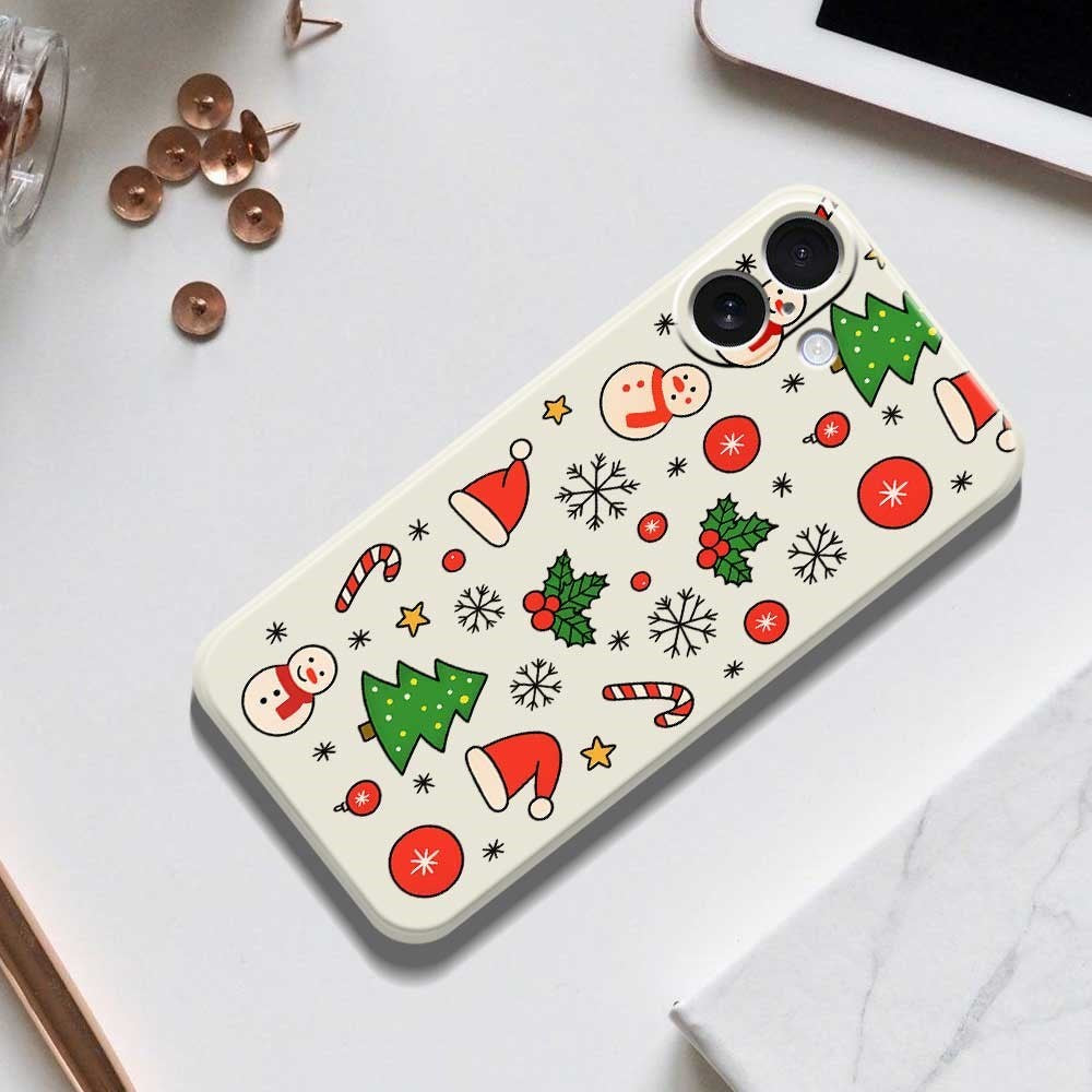 EIDERWOOD iPhone 17 Christmas Case - Flexible Plastic - Christmas Motifs / Green
