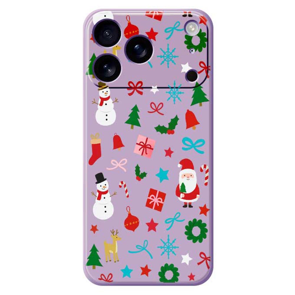 EIDERWOOD iPhone 17 Pro Christmas Case - Flexible Plastic - Christmas Decorations / Purple