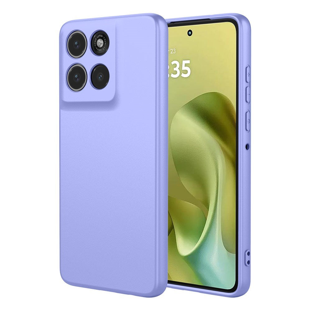 EIDERWOOD Motorola Moto G86 Lined Flexible Plastic Case - Purple