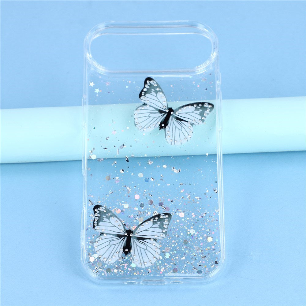 EIDERWOOD iPhone Air Flexible Plastic Case with Butterflies - Transparent