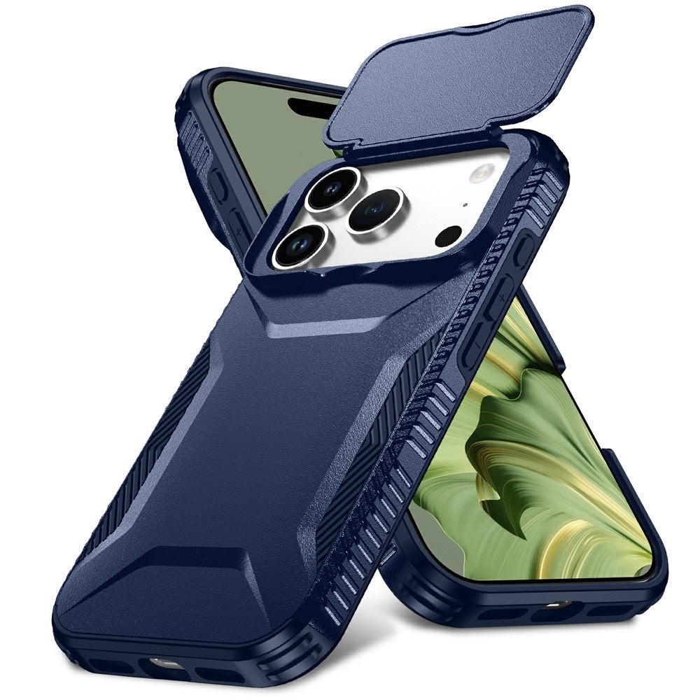 iPhone 18 Pro / 17 Pro EIDERWOOD Hybrid Plastic Case w. Cam Slider - Blue