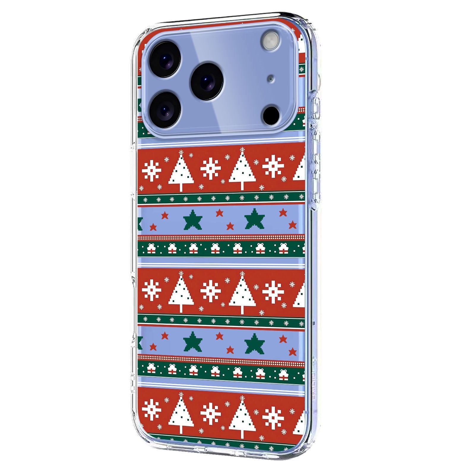 EIDERWOOD iPhone 17 Pro Max Flexible Plastic Christmas Case with Motif - Transparent / Pattern