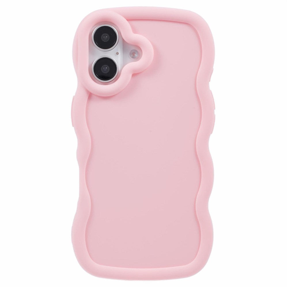 EIDERWOOD iPhone 17 Flexible Plastic Wavy Case - Pink