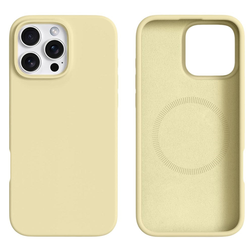 iPhone 16 Pro 2-in-1 Silicone & Hard Plastic Case - MagSafe Compatible - Yellow