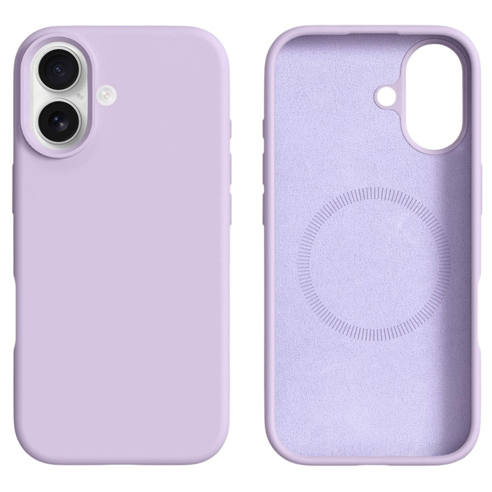 iPhone 17 2-in-1 Silicone & Hard Plastic Case- MagSafe Compatible - Light Purple
