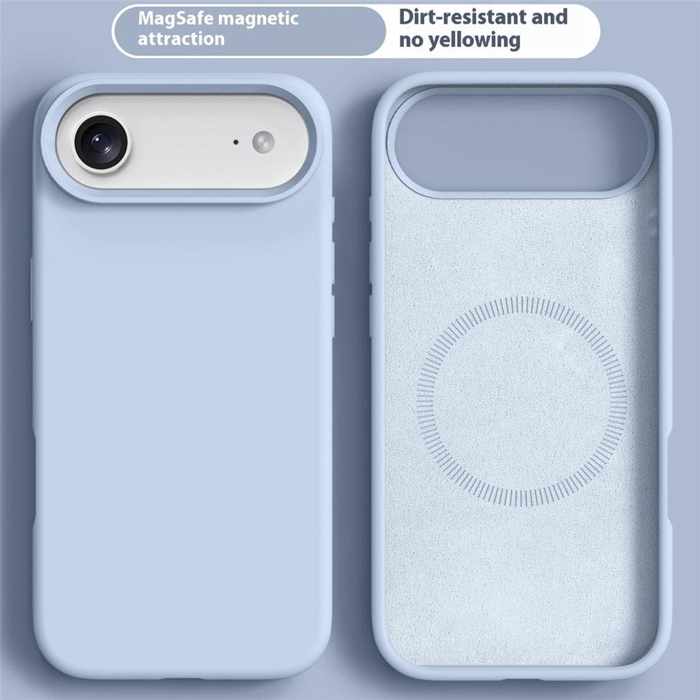 iPhone Air 2-in-1 Silicone & Hard Plastic Case- MagSafe Compatible - Baby Blue