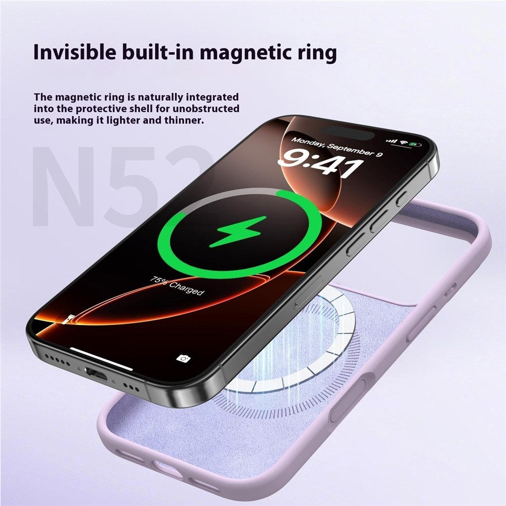 iPhone 17 Pro Max 2-in-1 Silicone & Hard Plastic Case- MagSafe Compatible - Dark Gray