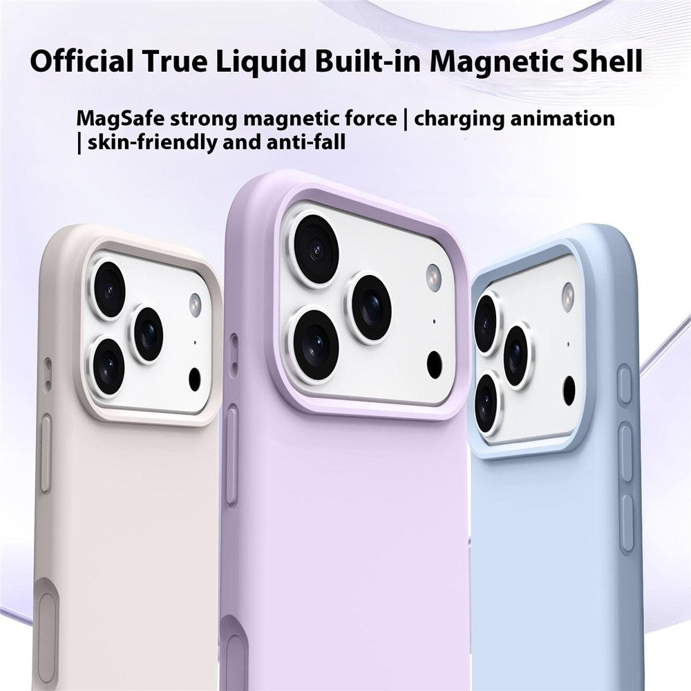iPhone 17 Pro 2-in-1 Silicone & Hard Plastic Case- MagSafe Compatible - Light Purple