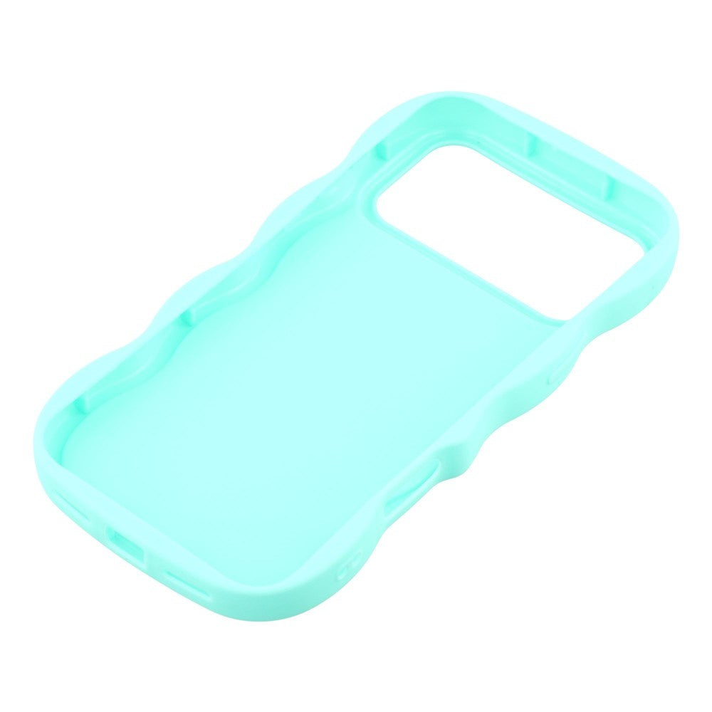 EIDERWOOD iPhone 17 Pro Max Flexible Plastic Wavy Case - Blue