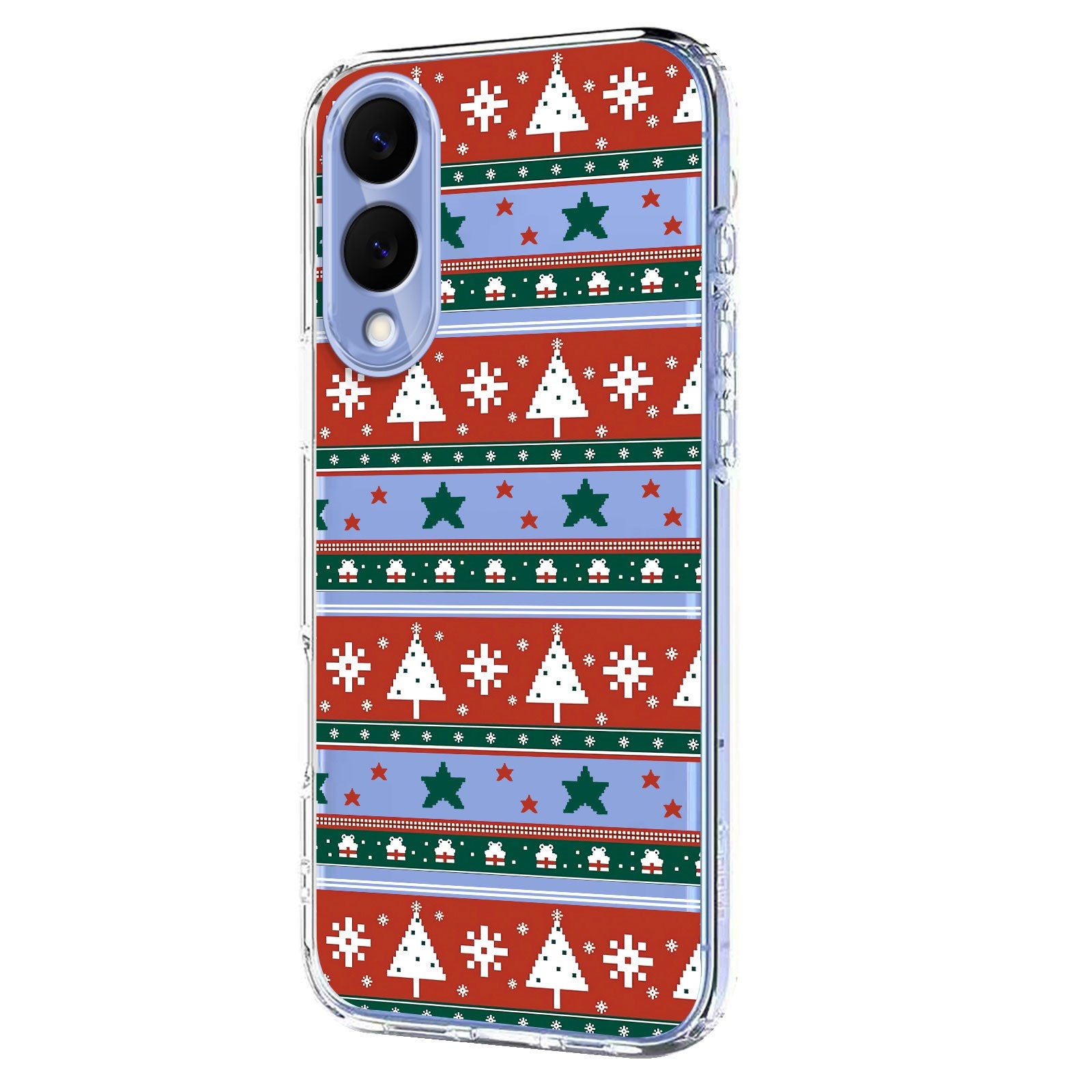 EIDERWOOD Samsung Galaxy S25 Edge Flexible Plastic Christmas Case with Motif - Transparent / Pattern
