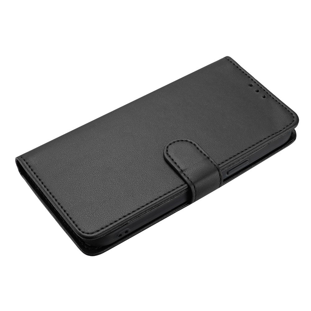 Motorola Moto G86 Power EIDERWOOD Faux Leather Case with Strap & Card Holder - Black