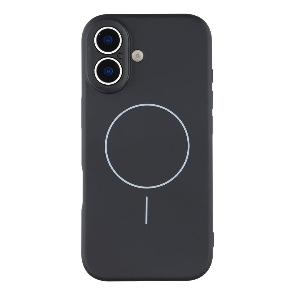 EIDERWOOD iPhone 17 Flexible Plastic Case with Lined Inside - MagSafe Compatible - Black