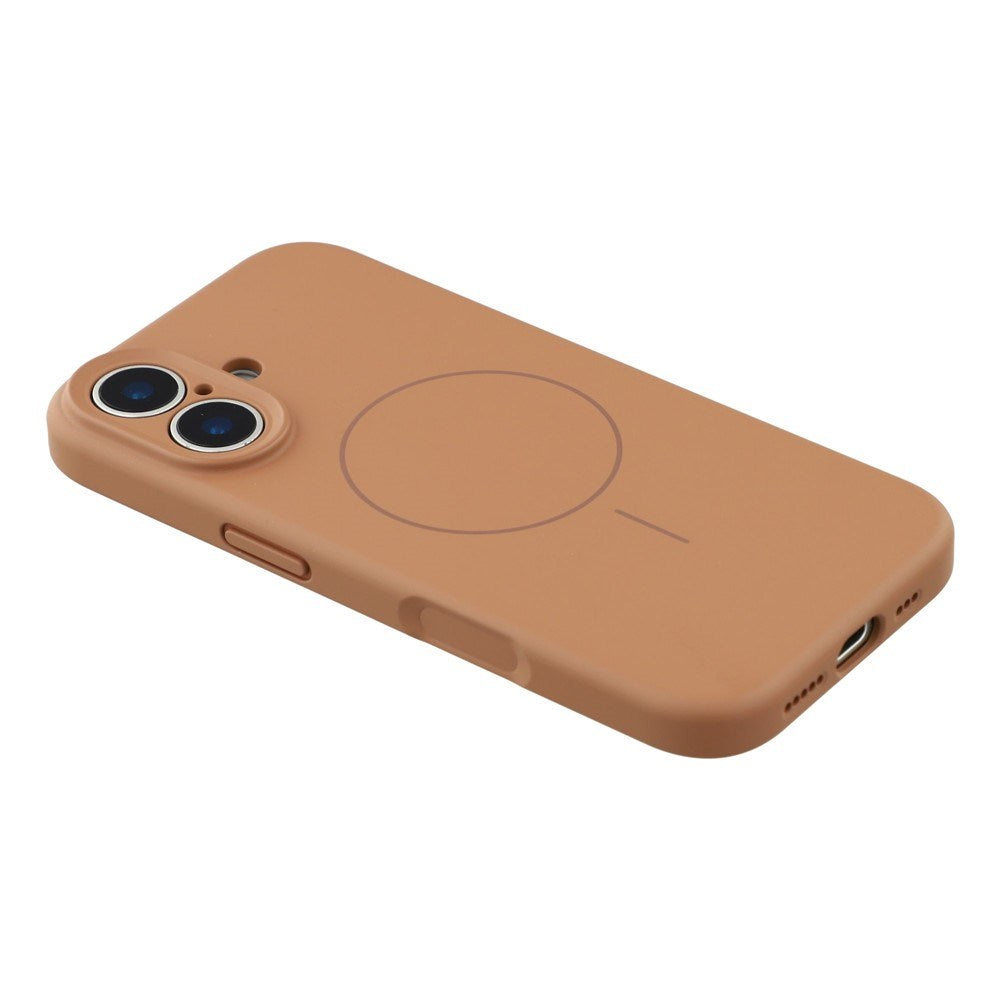 EIDERWOOD iPhone 17 Flexible Plastic Case with Lined Inside - MagSafe Compatible - Brown