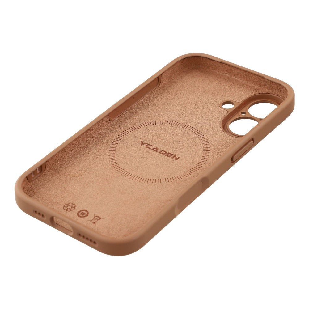 EIDERWOOD iPhone 17 Flexible Plastic Case with Lined Inside - MagSafe Compatible - Brown