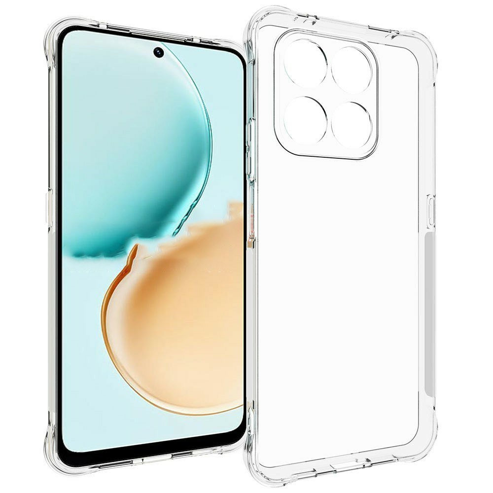 Honor 400 Smart (4G / 5G) EIDERWOOD Plastic Case with Shock Absorbing Corners - Transparent