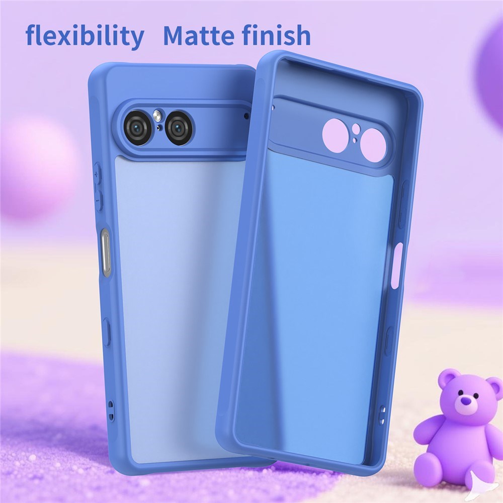 EIDERWOOD Sony Xperia 10 VII Matte Hybrid Case - Transparent / Blue