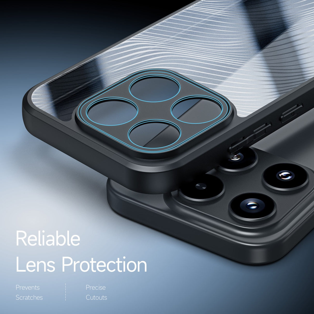 Xiaomi 17 EIDERWOOD DUX DUCIS Aimo Series Plastic Case - Transparent / Black