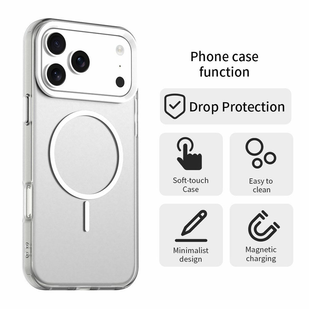 iPhone 18 Pro / 17 Pro EIDERWOOD Hybrid Plastic Case - MagSafe Compatible - White