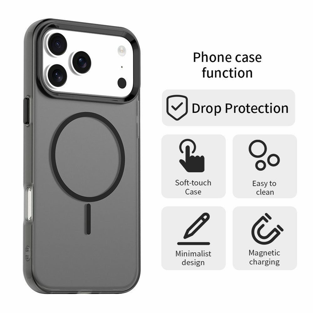 iPhone 18 Pro Max / 17 Pro Max EIDERWOOD Hybrid Plastic Case - MagSafe Compatible - Black