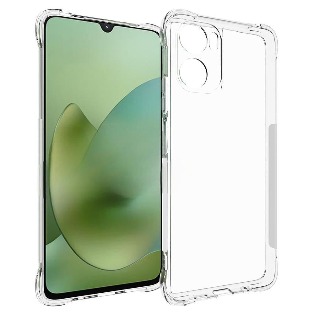 Motorola Moto G06 / G06 Power EIDERWOOD Flexible Plastic Case with Shock Absorbing Corners - Transparent